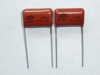 100pcs CBB capacitor 104 400V 104J 0.1uF 100nF P15 CBB21 Metallized Polypropylene Film Capacitor