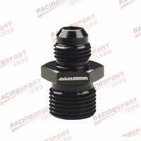 6AN AN-6 To M18x1.5 (mm) Metric Straight Flare Male Fitting Adapter Black