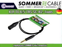 สายสัญญาณ SOMMER นำเข้าจากเยอรมัน รุ่น SC-B2(ดำ) XLR + 6.5 TRS  1เมตร พร้อมส่ง