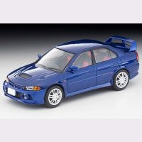 C0D TOMY TLV-N186e โมเดลรถเหล็ก Mitsubishi Lancer EVO IV สีน้ำเงิน โมเดลรถ