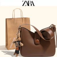 ล่าสุด▼○Zara ใหม่ กระเป๋าหนังสะพายข้าง ทรงบักเก็ต เรียบง่าย พรีเมี่ยม แฟชั่นฤดูใบไม้ผลิ สําหรับผู้หญิง 2022