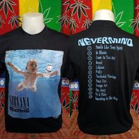 เสื้อวง NIRVANA วงร็อค ไม่มีตะเข็บข้าง คอฟิต ป้ายUSA เสื้อร็อค เสื้อวินเทจ เสื้อทัวร์  เสื้อวง90 วงดนตรีร็อคต่างประเทศ