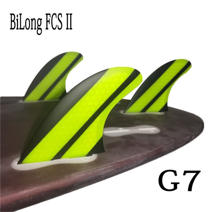 bilong-fcs-ii-g7-surfboard-fins-thruster-3pcs-set-fiberglass-honeycomb-with-carbon-l-size-surf-fin-quilhas-tri-fins-carbonfiber