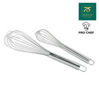 PRO CHEF ตะกร้อมือ ไม้ตีอาหาร ที่ตีไข่ WITH HOOK TYPE PRC1-KK-WP