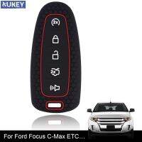 shangdjh 5 Button Car Remote Control Silicone Car Fob Shell Case Cover For Ford Focus Edege Explorer Expedition C-Max Flex Titanium