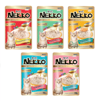 อาหารแมวโต Nekko Pouch in Gravy Adult Cat 12x70 G เนกโกะ