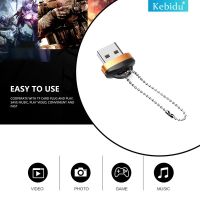 Kebidumei Mini USB 2.0เครื่องอ่านการ์ดอะแดปเตอร์ Tf/sd Card การ์ดความจำ480Mbps สำหรับคอมพิวเตอร์ตั้งโต๊ะโน๊ตบุ๊คอุปกรณ์เสริมแล็ปท็อป