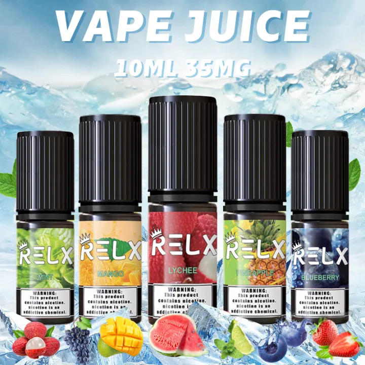 (Ready Stock) Relx Juice Flavor Refillable 10ML 4 Nic Salt Relx