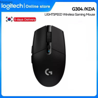 Logitech G304ไร้สายความเร็วแสงเมาส์บลูทูธแสง12000DPI แบบปรับได้6ปุ่มตั้งโปรแกรมได้สำหรับ Logi Meimiao