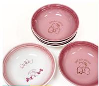 Le Creusetkitty Co-Branded Plate Female Sanrio Cartoon Household Ceramic Bowl Rice Soup Noodle Table