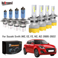 4 X Car Headlight High Low HiLo Beam LED Halogen Headlamp Bulb 12V For Suzuki Swift (MZ, EZ, FZ, NZ, AZ) Hatchback 2005-2022