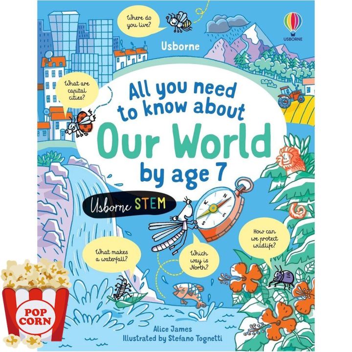 Just im Time ! &gt;&gt;&gt; หนังสือภาษาอังกฤษ ALL YOU NEED TO KNOW ABOUT OUR WORLD BY AGE 7