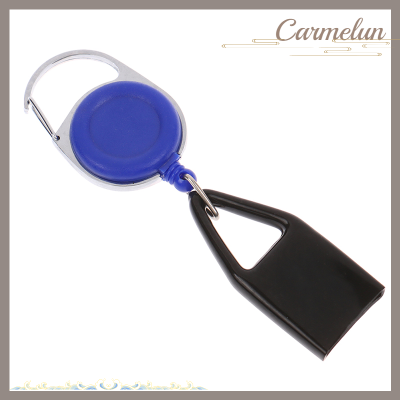 Carmelun พวงกุญแจไฟแช็กแบบยืดหดได้ฝาปิดเบาพกพาได้ป้องกันการสูญหายฝาปิดเบา