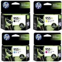 HP 955XL สีดำ สีฟ้า สีชมพู สีเหลือง ของแท้ 100% ราคาพิเศษ