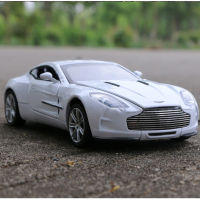 A132 Aston Martin One-77 V12 Supercar รถของเล่นรุ่น4ประตู Opend Alloy Diecasts Ma ยานพาหนะ Body ยางยางเด็ก ToysM