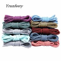 2022 New 47 quot; Hiking Shoelaces 50 Colors Round Rope Shoelaces Replacement Shoe Laces Two Toned Rope Laces for 350 750 V2 Sneakers