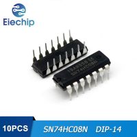 10ชิ้น DIP14 SN74HC08N SN74HC08 74HC08จุ่ม-14ลอจิก IC แบบใหม่ดั้งเดิม