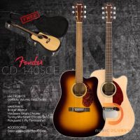 FENDER CD-140SCE กีต้าร์โปร่งไฟฟ้าจาก #fender อีกหนึ่งรุ่น ที่มาพร้อม #hardcase อย่างดี