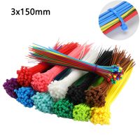 20pcs/pack color Self-locking Plastic Nylon Tie 3X150mm Cable Tie Fastening Ring Cable Tie Zip Wraps Strap Nylon Cable Tie Set