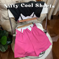 seoulday_stuff (NCS002) งานใหม่ Nifty Cool Shorts กางเกงขาสั้นเอวสูง ขอบเอวพับเก๋ๆ แต่น่ารัก เก็บพุง พรางหุ่น  ไซส์ XS-2XL กางเกง SS