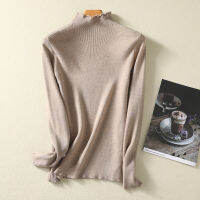 Hot Sales Classic style Womens Cashmere Wool Sweater Solid color Keep warm High-quality pullovers