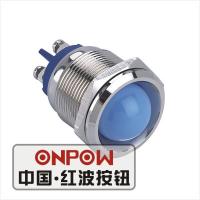 ONPOW 22mm Metal LED Waterproof IP68 Signal lamp indicator lamp indicator light (GQ22G-D/L/B/6V/N) CERoHS