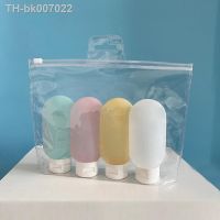 ✖  1/3/4PCS Cosmetic Tube Travel Bottle Set Nordic Squeeze Clamshell Bottle Shampoo Lotion Shower Gel Portable Sub-Bottling