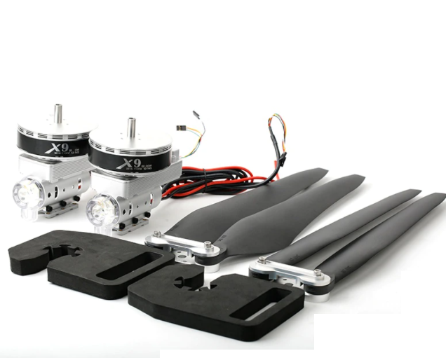 มอเตอร์ใบพัดโดรน 40 มิล CW/CCW Moter 40mm สำหรับ Hobbywing X9 Plus ...
