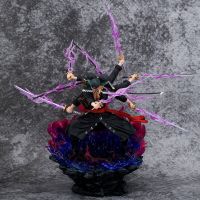 ฟิกเกอร์อะนิเมะ Zoro Roronoa, Gk 3 Cabeças E E,Nove Facas, Ashura PVC Estatueta De Ação, Modelo De Brinquedos, Boneca, 39ซม.,1ชิ้น