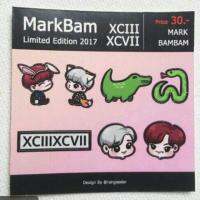 Namfio ❌สินค้าหมด❌ สติ๊กเกอร์ติดจอมือถือ MarkBam (ไดคัท)​