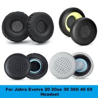 ชุดหูฟังหนังปลอกหมอนที่ครอบหู1คู่สำหรับ Jabra Evolve 20 20Se 30 30II 40 65 + Uc Ms