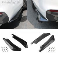 Universal Car Front Rear Bumper Strip Lip Spoiler Diffuser Splitter Scratch Protector Carbon Fiber Winglets Side Skirt Extension