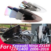 ❧กระจกรถจักรยานยนต์สำหรับ Kawasaki Ninja ZX-14R ZX14R ZZR1400 2006-2016กระจกบังลมบอลลูนคู่อุปกรณ์เสริม Deflector