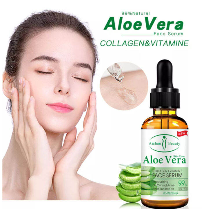 Aloe Vera Skin Care 99% Face Serum 30ml | Pampabata Ng Mukha Pampakinis ...