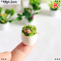 ??? 12สไตล์1:12 dollhouse MINI Plant POT เป็นมิตรกับสิ่งแวดล้อมเรซิ่น Home Decor accessoires