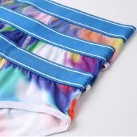 purchase Article 5 deliver goods pieces printed ice silk briefs mens y seamless quick-drying breathable youth underwear fork European and American