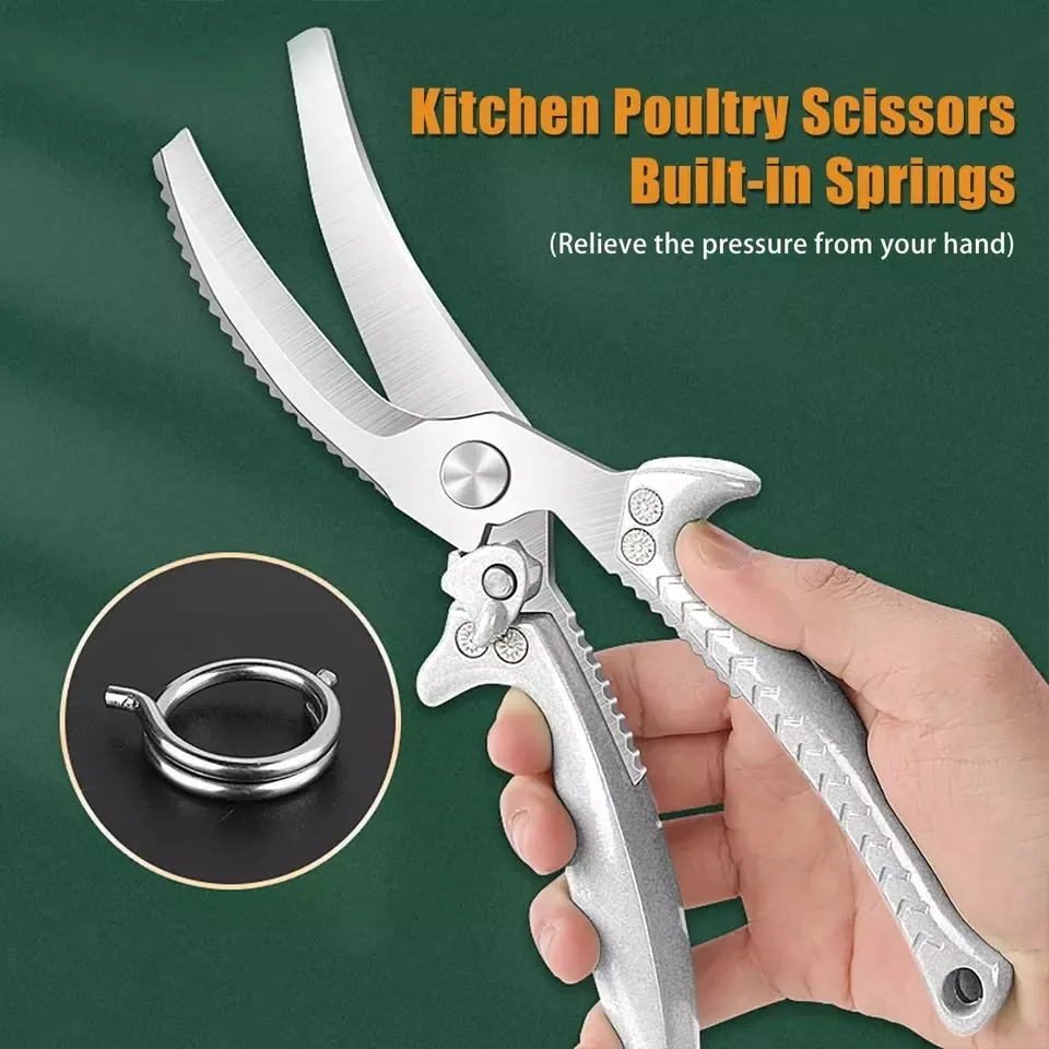 Scissor for Kitchen Chicken Bone Scissors Duck Fish Cutter Shears