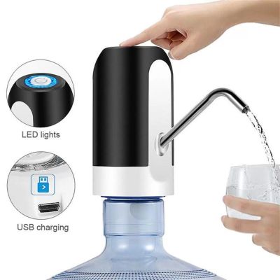 New Electric Water Dispenser Pump Automatic Water Bottle Pump USB Charging Water Pump One Click Auto Switch Drink Pump Dispenser