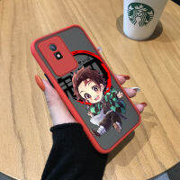 เคส Case4you สำหรับ Vivo Y02A Y02T อนิเมะ Demon Slayer เคสโทรศัพท์ Kamado Tanjiriou แบบนิ่มมีน้ำค้างแข็งโปร่งใสเคสแข็งกันกระแทกคลุมทั้งหมดป้องกันกล้อง