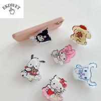 EKDWET Kitty Kawaii ที่วางนิ้ว ของขวัญ การ์ตูน อุปกรณ์เสริมมือถือ คลิปโทรศัพท์ ของเหลวเคลื่อนที่ ขายึดถุงลมนิรภัย ที่ใส่ถุงลมนิรภัย ที่วางโทรศัพท์มือถือ