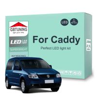 Canbus ชุดหลอดไฟ LED สำหรับภายในรถยนต์สำหรับ Volkswagen VW Caddy II III II 2 3 4 MK3 MK2 MK4 1996-2014 2015 2016 2017 2019 2018