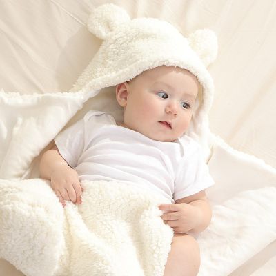 Newborn Baby Cute Cartoon Swaddle Wrap Soft Blanket