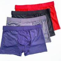 （A NEW） BambooBoxers Shorts Male Panty Hole BreathableSilk Underpants Homewear