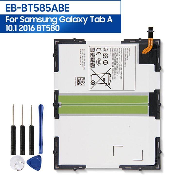 แบตเตอรี่-eb-bt585abe-สำหรับ-samsung-tab-a-10-1-2016-bt580-sm-t585c-eb-bt585aba-แท็บเล็ตแบตเตอรี่7800mah