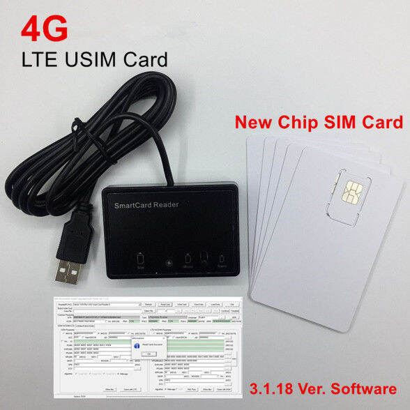 Oyeitimes Lte Wcdma Iccid Sim Usim 4g Card Reader Writer Programmer With 5pcs Blank Programable 9770