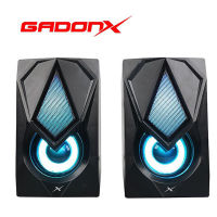 GADONX SG-119 ลำโพงคู่มีไฟ เสียงดี 2.0 STEREO RGB USB SPEAKERS