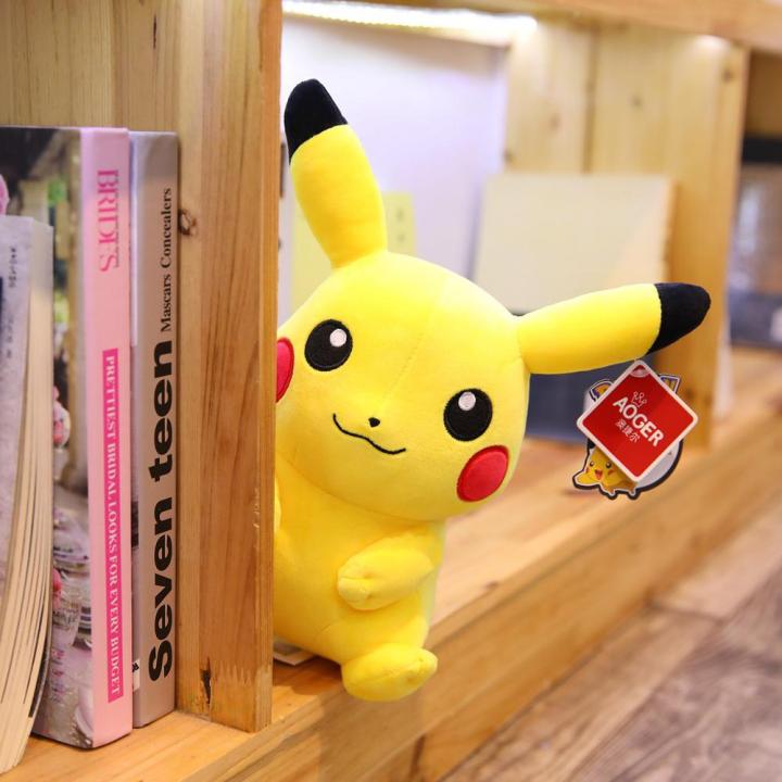 หมอนของเล่นผ้ากำมะหยี่-pikachu-pikachu-การ์ตูนญี่ปุ่นอะนิเมะเอลฟ์ตุ๊กตานุ่มยัดไส้น่ารักสำหรับเด็กตุ๊กตาของขวัญวันคริสต์มาส