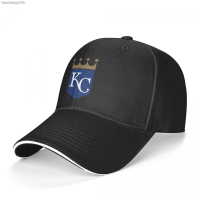 Couple style New Sandwich Hat Kansas City Royal Logo MLB Spike Sandwich Hat Sports Outdoor Casual Print Hat Curved baseball cap Dad hat, adjustable shade for women, unisex style Versatile hat