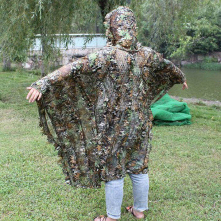 lifelike-3d-leaves-camouflage-poncho-cloak-stealth-suits-outdoor-woodland-cs-game-clothing-for-hunting-shooting-birdwatching-set