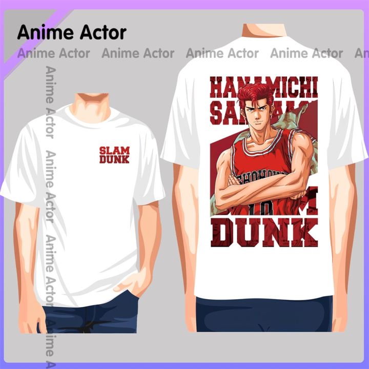 ข้อเสนอพิเศษ-tshirt-anime-oversize-white-t-shirt-slam-dunk-design-sablimation-unisex-cal-tees-trendy-oversized-teesเสื้อยืด-s-5xl-s-5xl